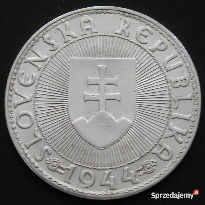 SŁOWACJA 10 Koron 1944 PRIBINA SREBRO STAN 2 łódzkie Łódź