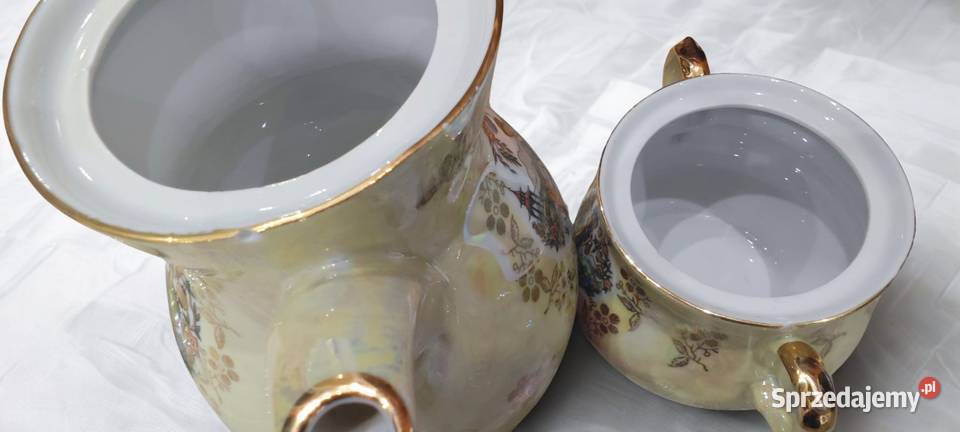 Piękny stary zestaw kawowy z manufaktury SEP Legnica sprzedam