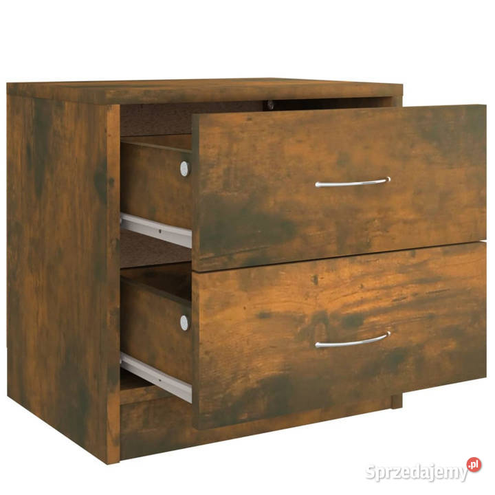 Szafka nocna przydymiony dąb 40x30x40 WM815405 Warszawa