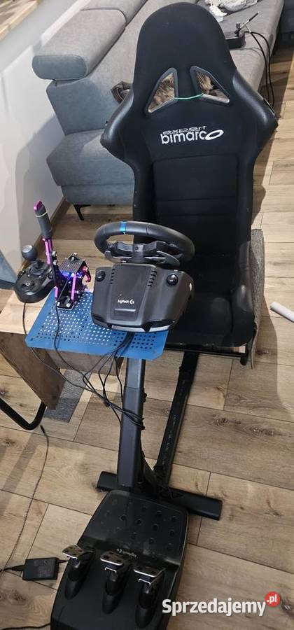Kierownica z fotelem simracing g29 full osprzet