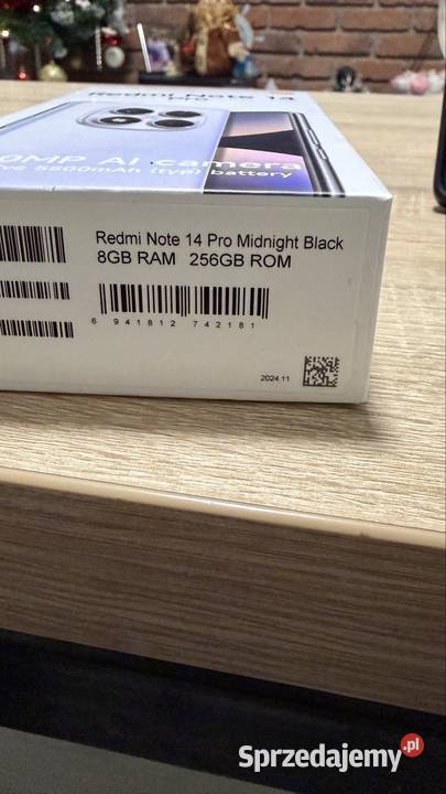 Sprzedam Xiaomi Redmi Note 14 pro 8256 2 etui 2 Boczków sprzedam