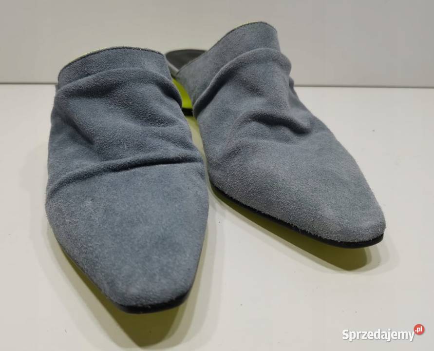 38 FRATELLI RUSSO Designerskie klapki fluor Szczerbice sprzedam