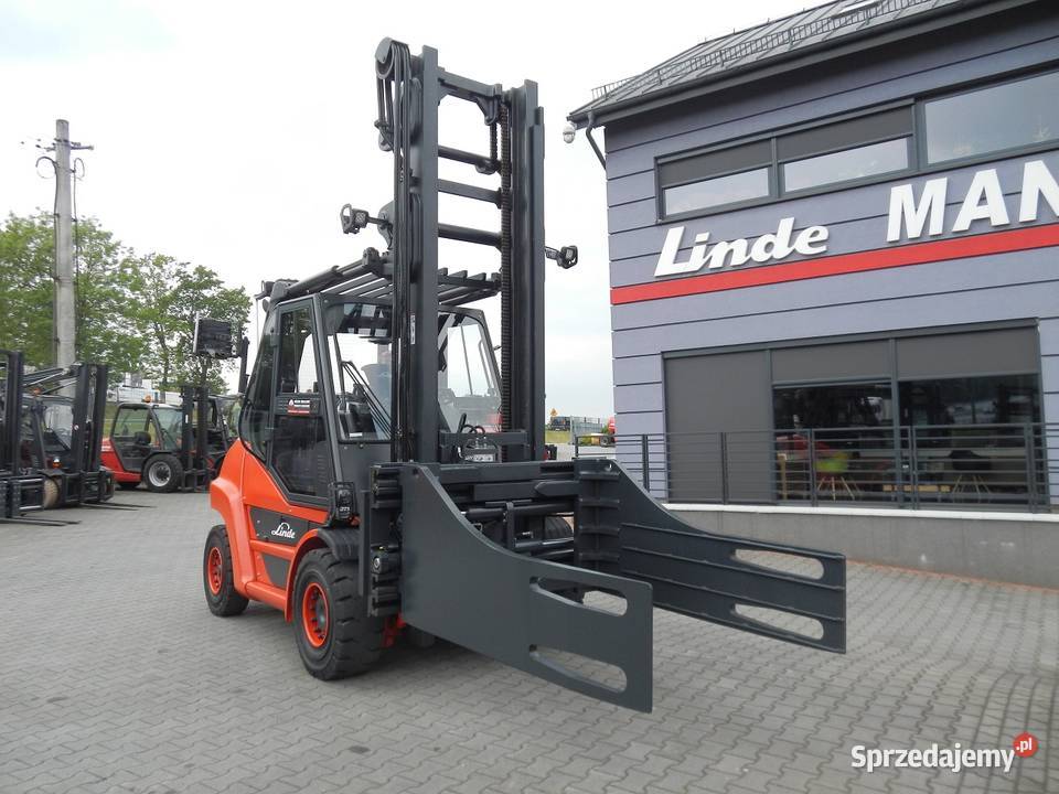 Wózek widłowy Linde H60D03 Chwytak do bel Stabau Mogilany