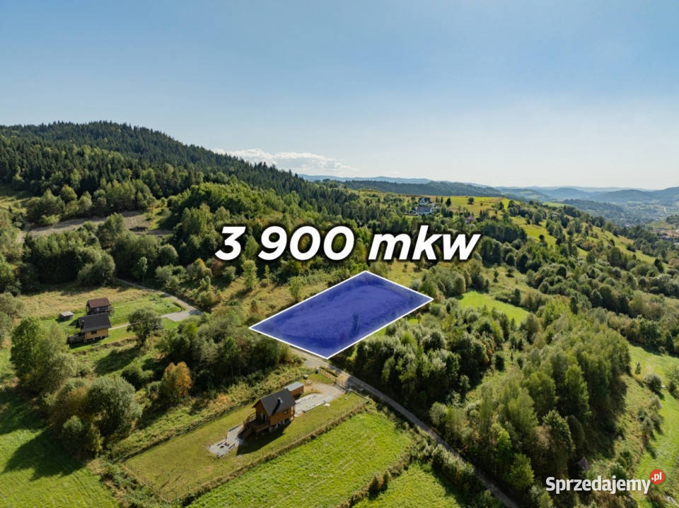 Działka Sprzedaż Kasina Wielka Polska 3900m2 małopolskie sprzedam