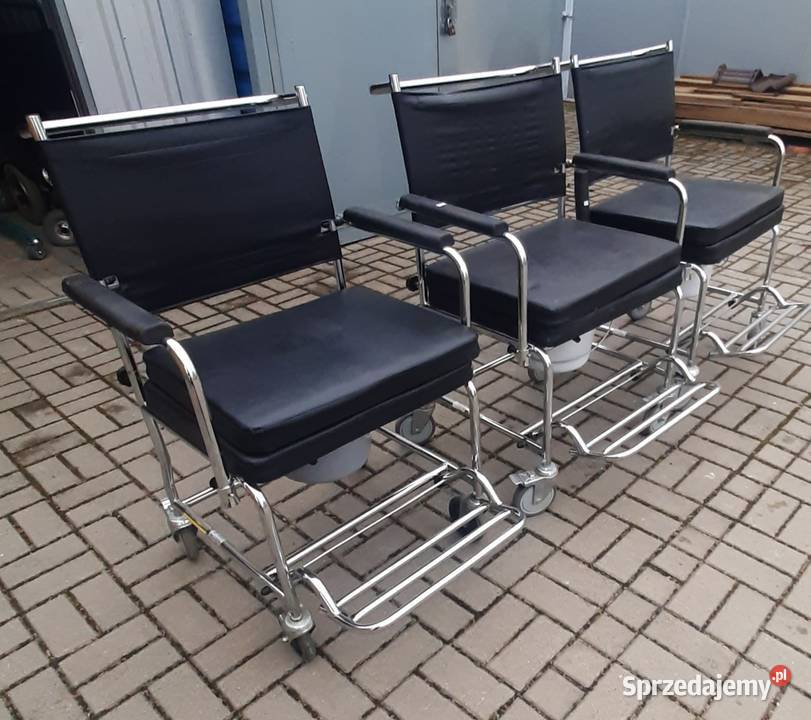 Krzesła i wózki toaletowe i kąpielowe różne Syców