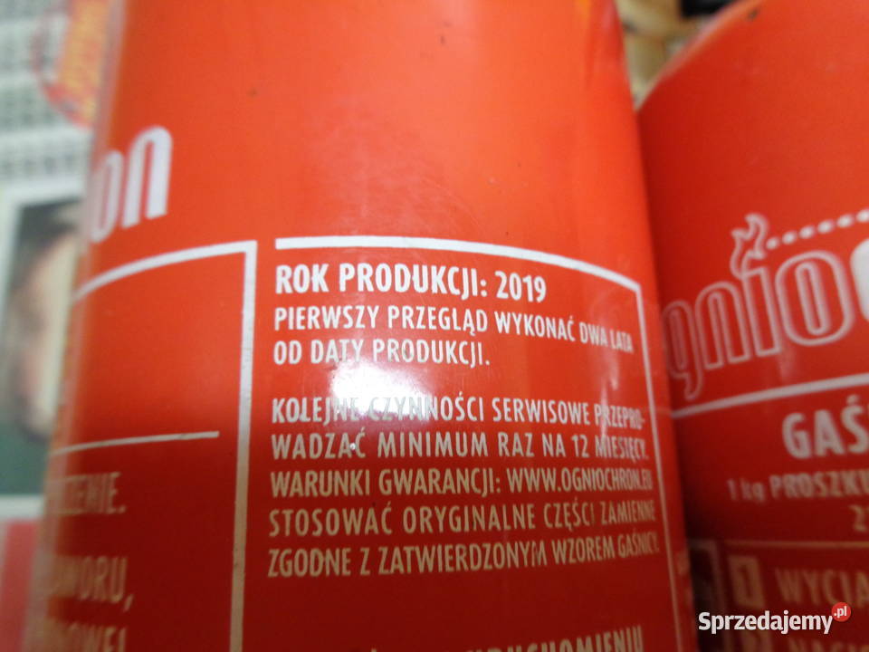 Gaśnica samochodowa Ogniochron 1 osobowe Warszawa