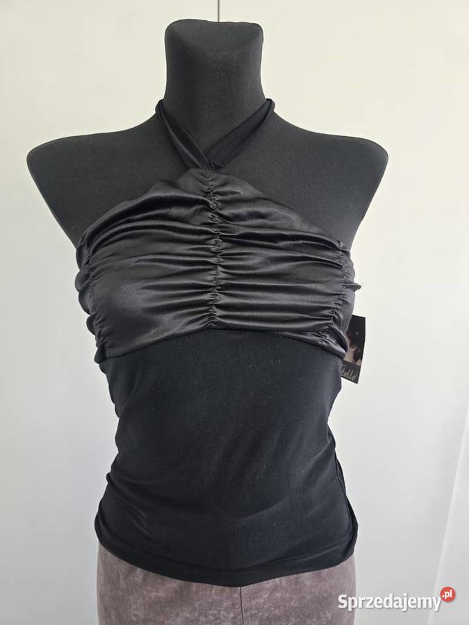 Czarna bluzka nowa z metką mazowieckie Warszawa sprzedam