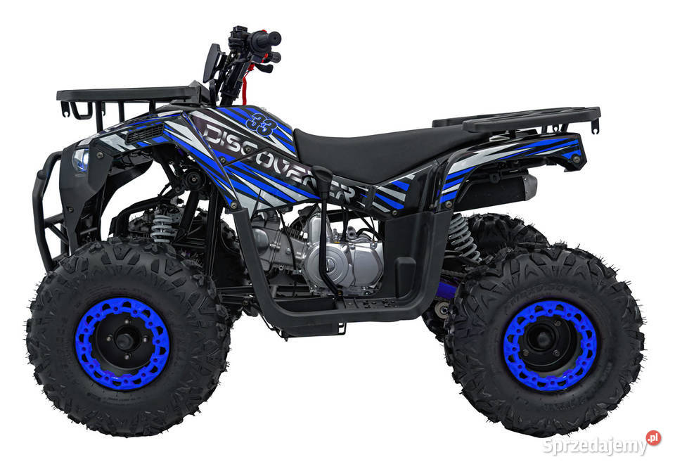 Quad Spalinowy Discoverer 125cc niebieski Marki