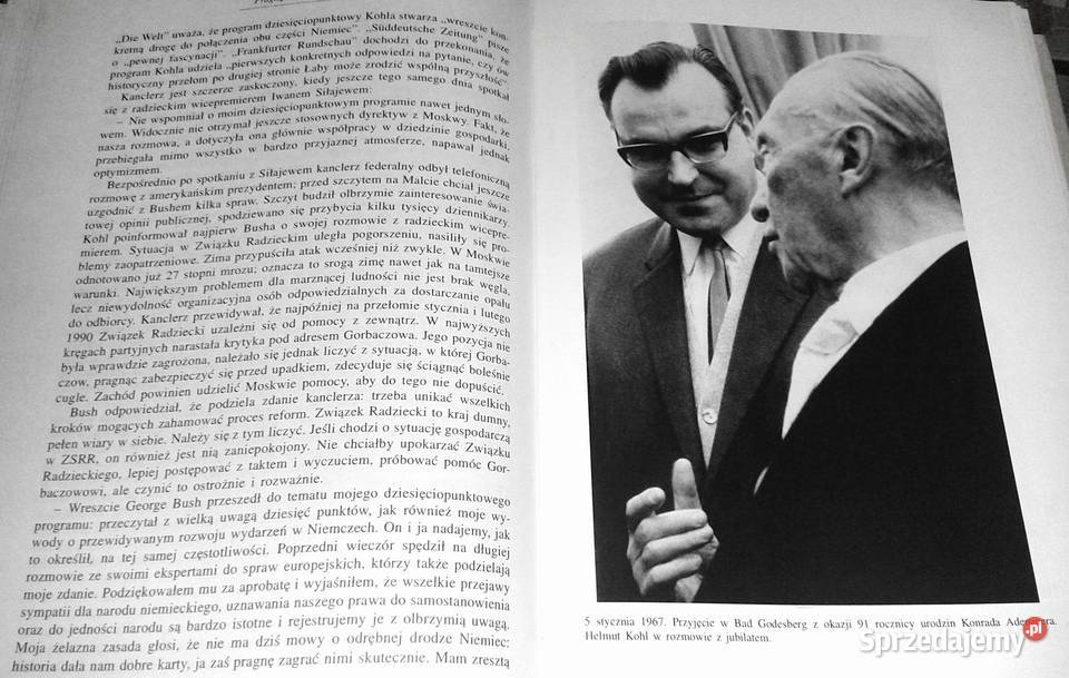 Helmut Kohl Pragnąłem jedności Niemiec Kai Chełm