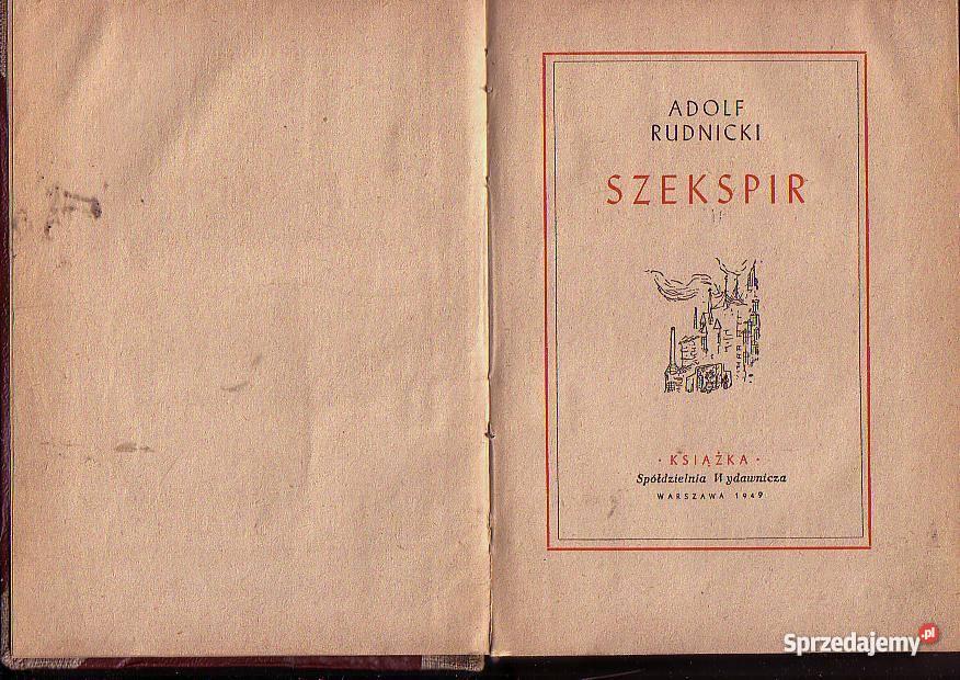 5337 SZEKSPIR ADOLF RUDNICKI Czyrna