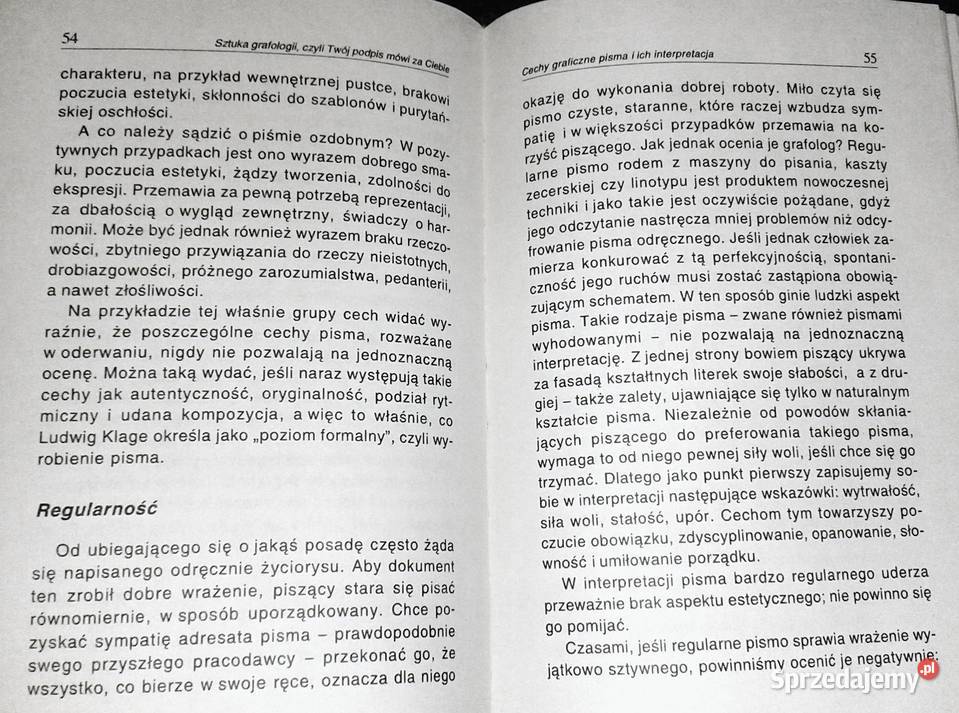 Sztuka grafologii Alfons Luke Albert Lang