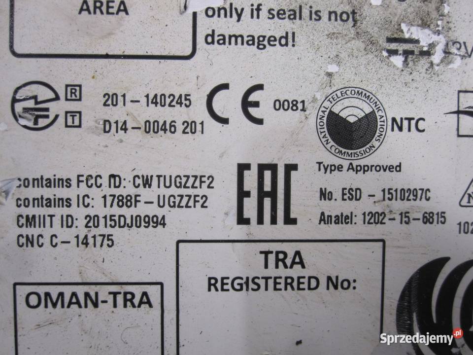 SKODA OCTAVIA SUPERB III FABIA czytnik nawigacji