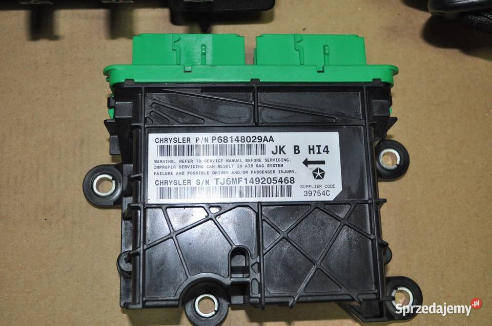 Naprawa sterownikow airbag wypadku Jeep Wrangler Kraków