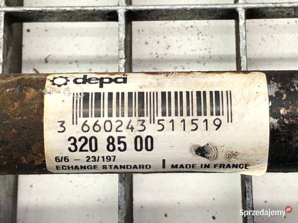 PÓŁOŚ PRAWY PRZÓD RENAULT KANGOO II 15 75 Półosie