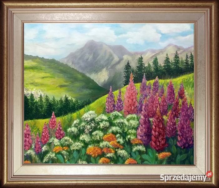 Obraz olejny Pejzaż górski Lublin sprzedam