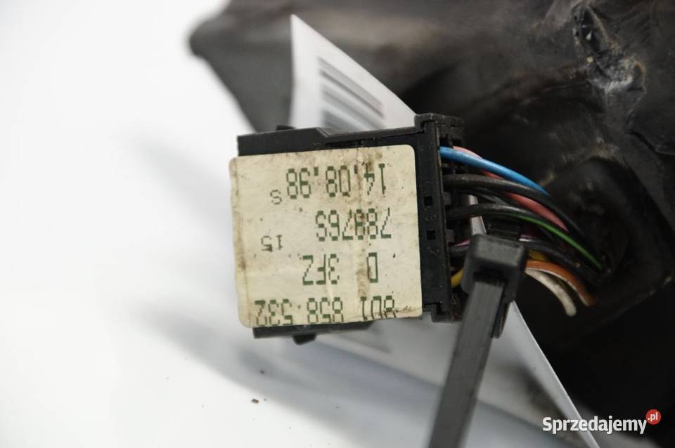 LUSTERKO PRAWE AUDI A4 B5 8D1858532 11PIN LZ5L Lipno