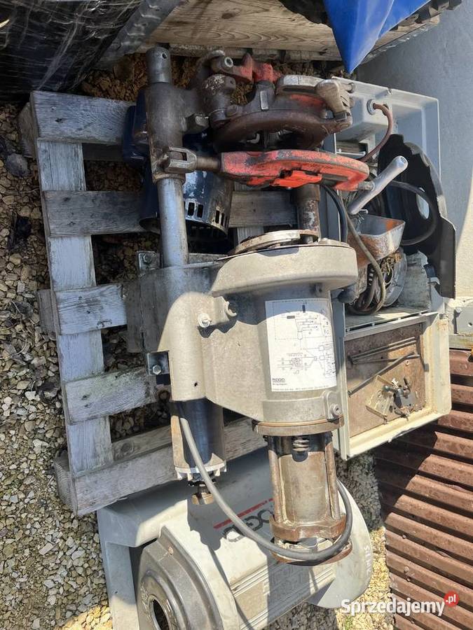 Gwintownica Ridgid 1822 uszkodzona Biznes i Przemysł