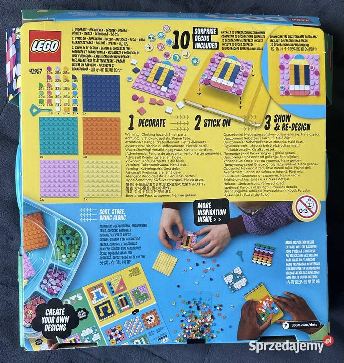 Lego Dots klocki mega zestaw naklejek 41957 Wrocław