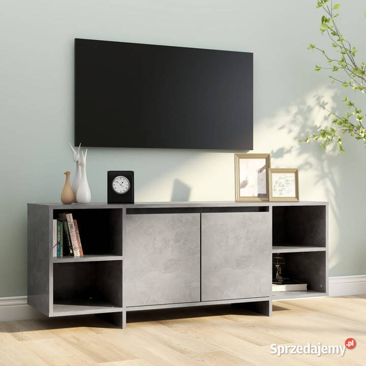 Szafka pod TV szarość betonu 130x35x50 WM809588 Warszawa