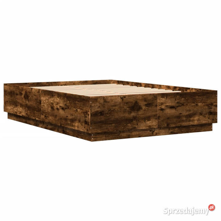 Rama łóżka z LED przydymiony dąb 150x200 Warszawa sprzedam