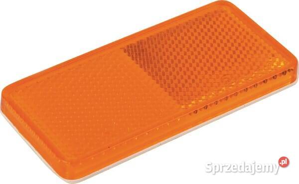 Odblask prostokątny przyklejany pomarańczowy 94 Kamionna sprzedam