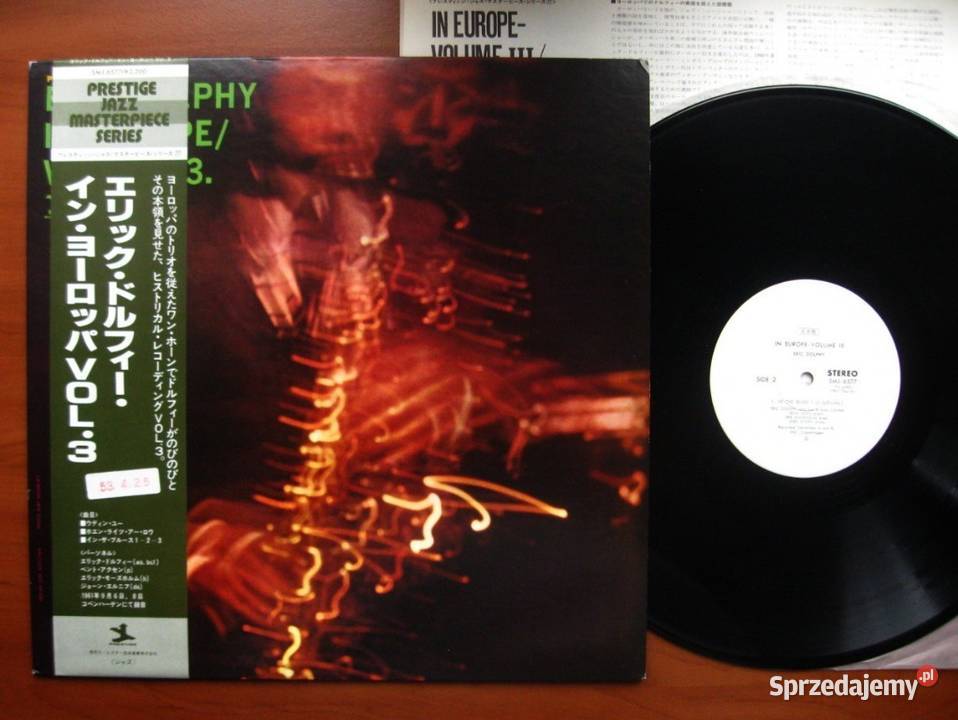 ERIC DOLPHY IN EUROPE VOL3 LP JAPAN PROMO płyta winylowa Szczecin