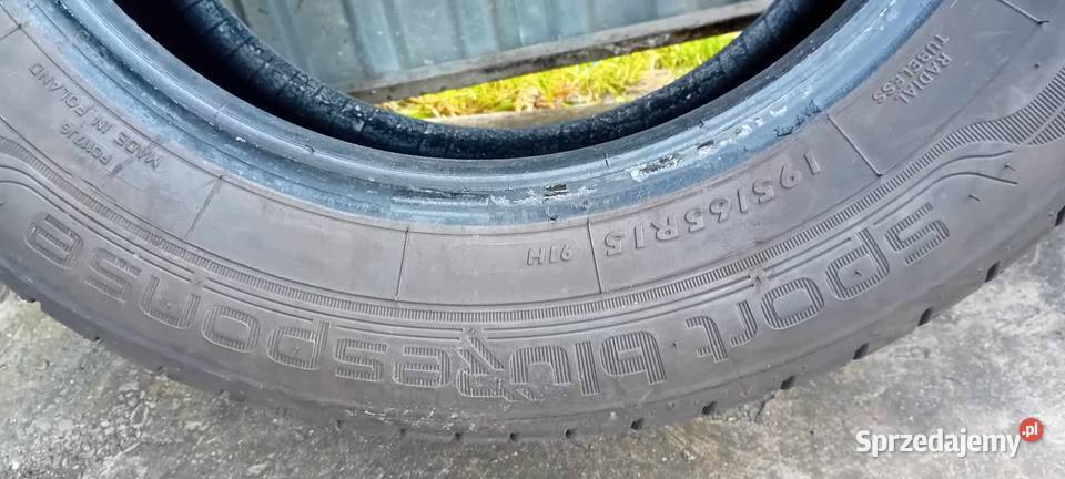 Opony Dunlop sport 195 65 15 letnie 2 sprzedam