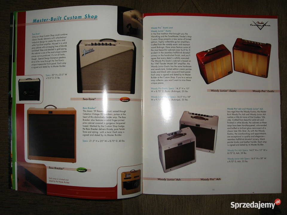 Fender Guitar Amplifiers Catalog katalog Kępice