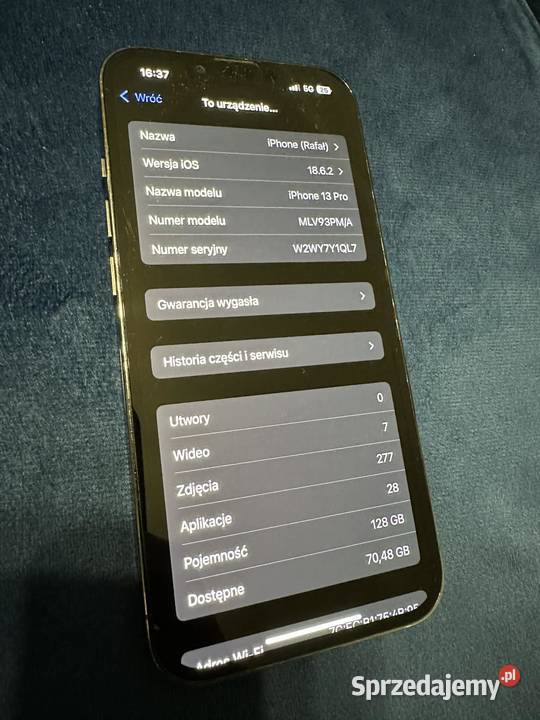 IPhone 13 PRO 86 kondycji baterii