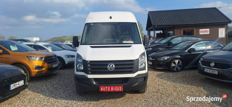Volkswagen Crafter super stan malutki przebieg biały Lębork