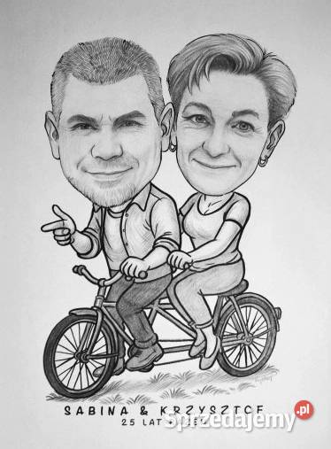 Karykatura Rysowana Ołówkiem śmieszny prezent ze mazowieckie Warszawa