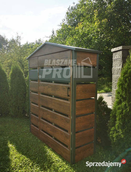 Wiata śmietnikowa dwuspad 13x05m Schowek Altany i wiaty łódzkie sprzedam