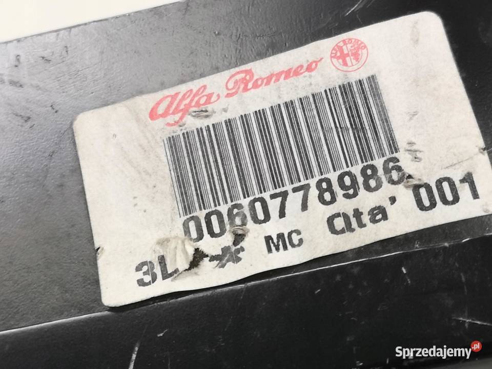 PANEL BOCZNY FARTUCH ALFA ROMEO SPIDER 19982006