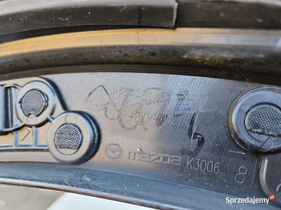 MAZDA CX60 CX60 LISTWA BŁOTNIKA PRAWY TYŁ PRAWA Międzychód