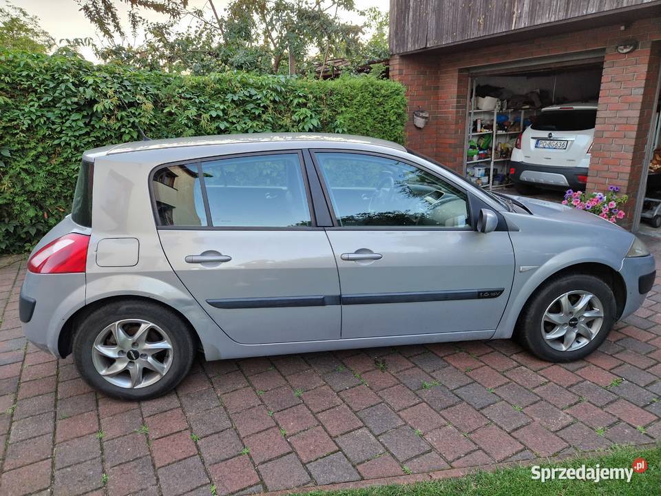 Renault Megane 2 16 benzyna welurowa tapicerka Mosina
