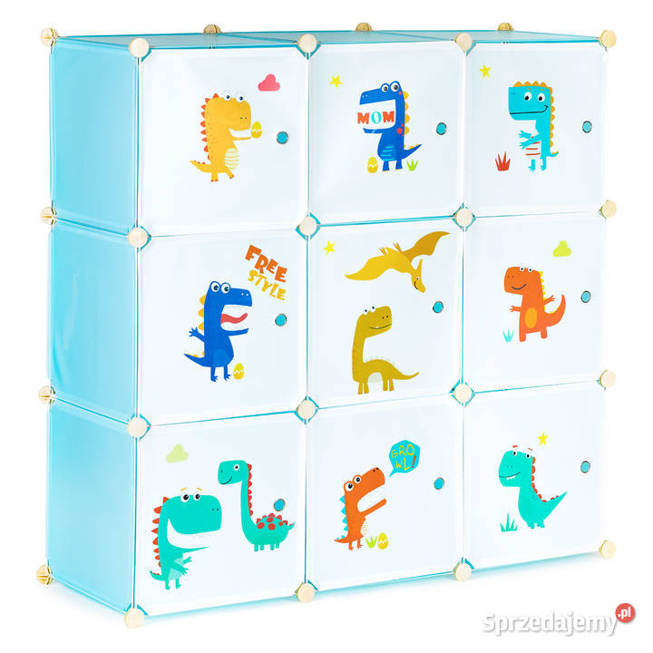 Szafka regał dzieci modułowa 9 półek dziecięca Smogorzów