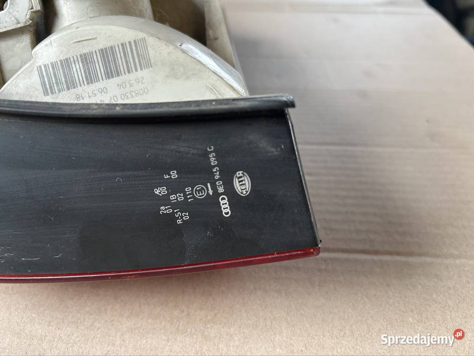 Lampa lewy tyl Audi a4 b6 sedan 8e0945095c lewe Grudziądz