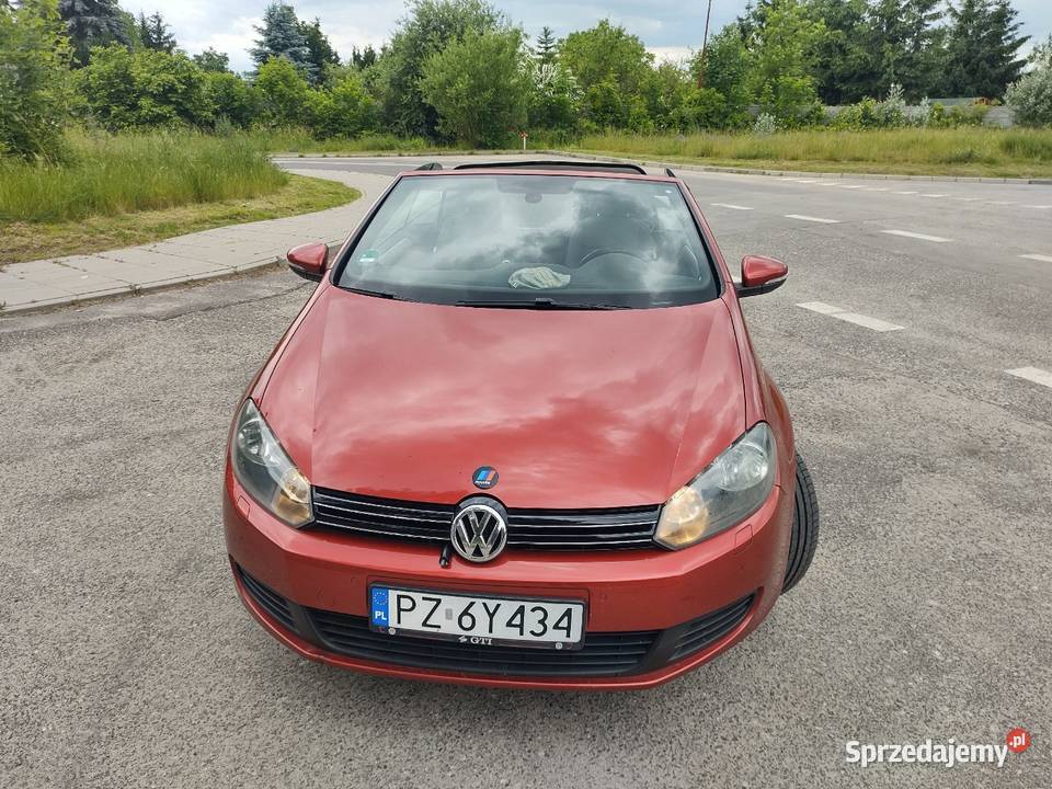 VW GOLF 6 CABRIO 160koni nieuszkodzony Poznań