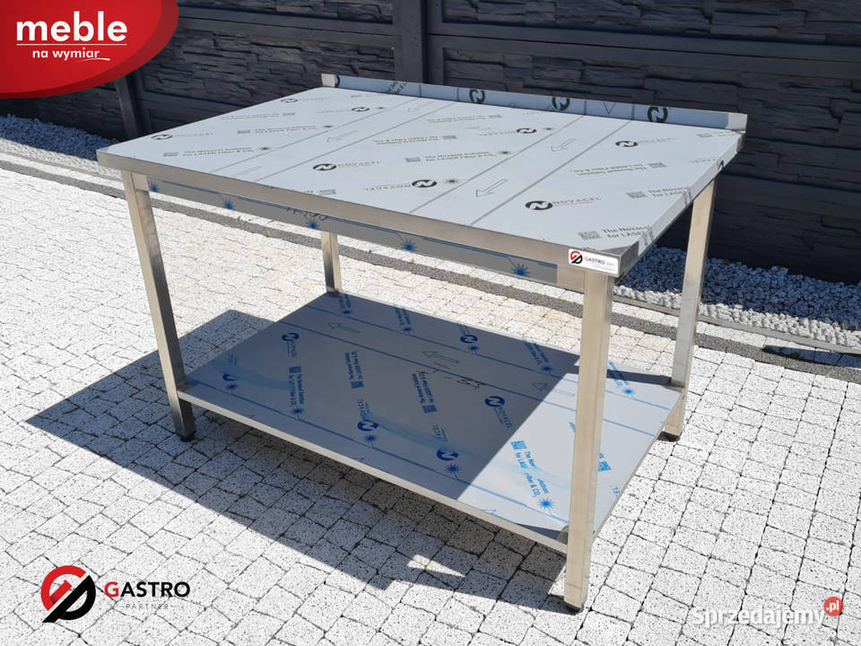 Stół przyścienny gastronomiczny z półką spawany wielkopolskie Ostrów Wielkopolski sprzedam