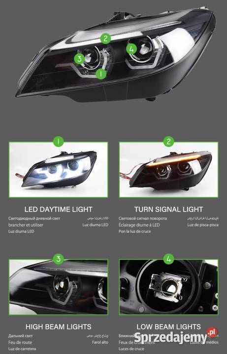 NOWE lampy przednie lampa przód BMW Z4 E89 2009 Bełchatów
