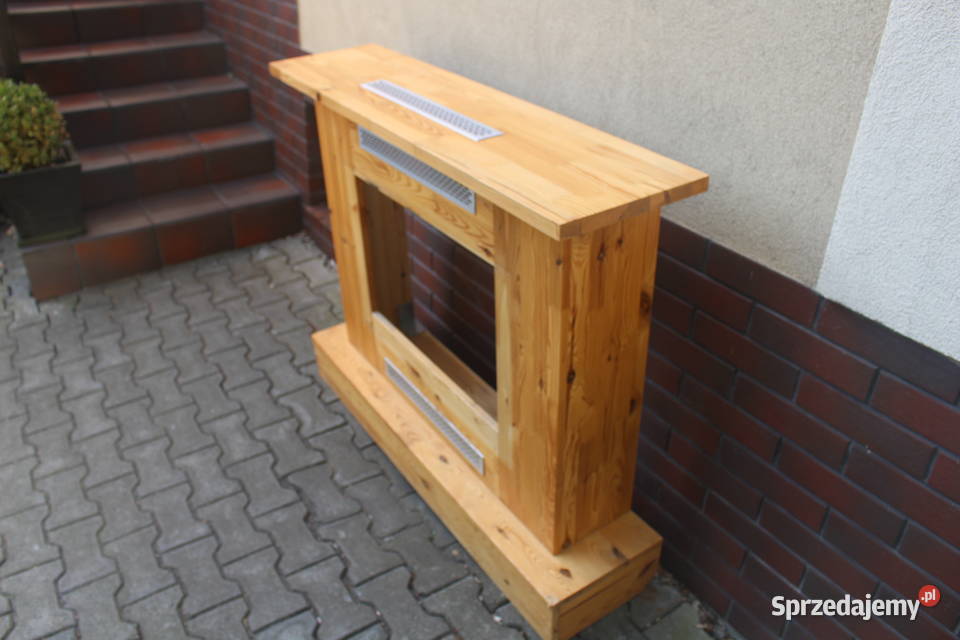 drewniana obudowa kominka Obudowy