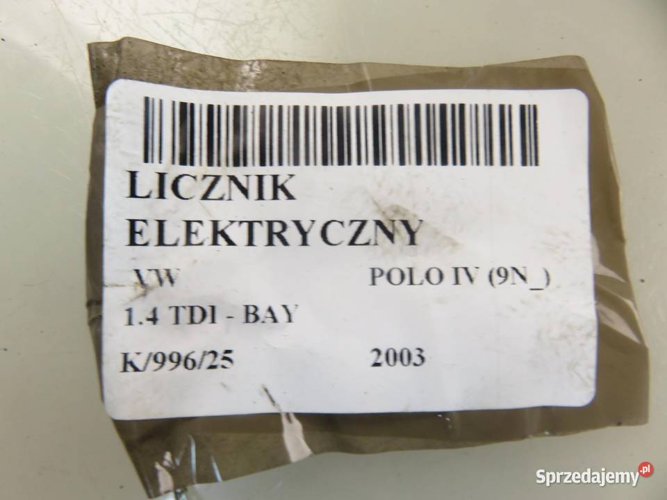 LICZNIK VW POLO IV 9N 14 TDI 110080124015A Liczniki i zegary sprzedam