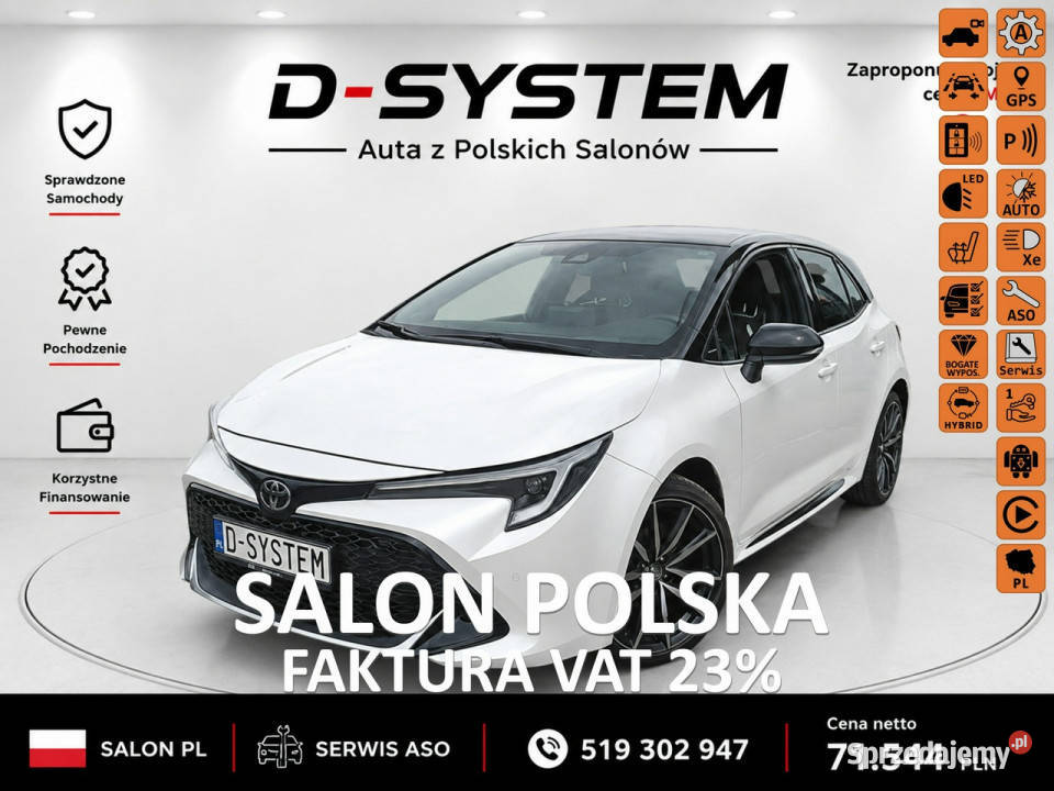 Toyota GR Corolla 23r GR Sport TOYOTA Corolla 20 automatyczna podlaskie sprzedam
