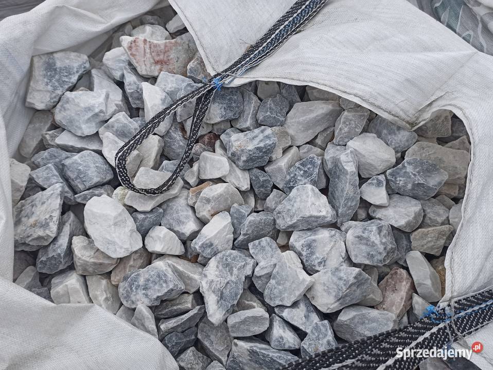 Kamień Biały Jasny do gabionu Marmurowy 60100 mm Oświęcim