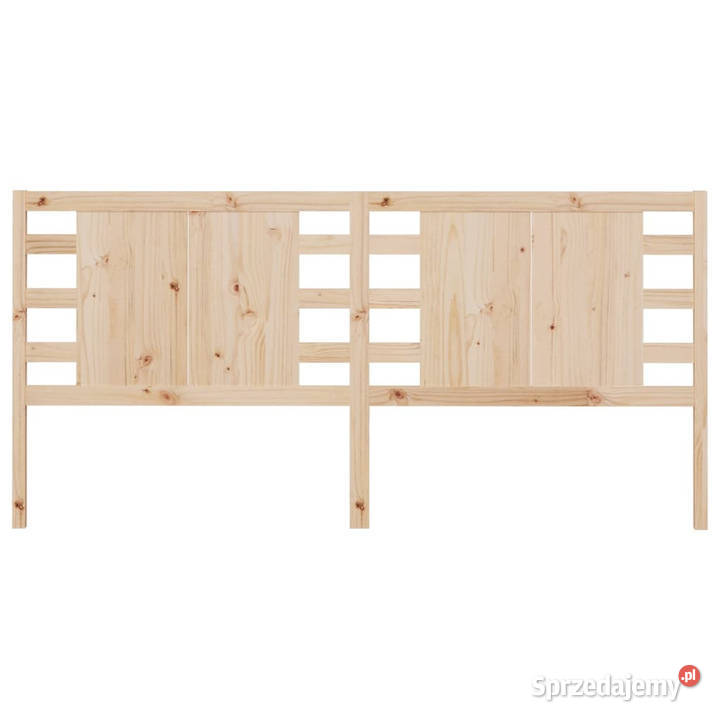 Wezgłowie łóżka 141x4x100 lite drewno sosnowe