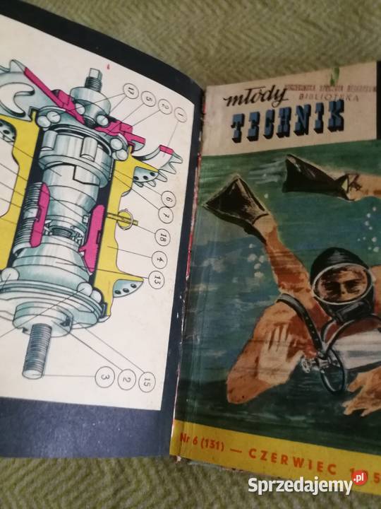 Młody Technik Rocznik 1959 Tom I 16 OKŁADKI W zachodniopomorskie sprzedam
