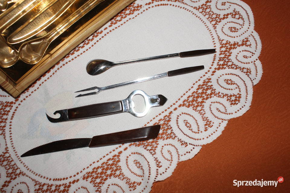 Komplet barowy w pudełku Cieszyn 1982 PRL Pozostałe śląskie Chorzów