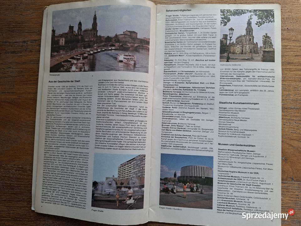 Stadplan Dresden 120 000 mapa Kraków