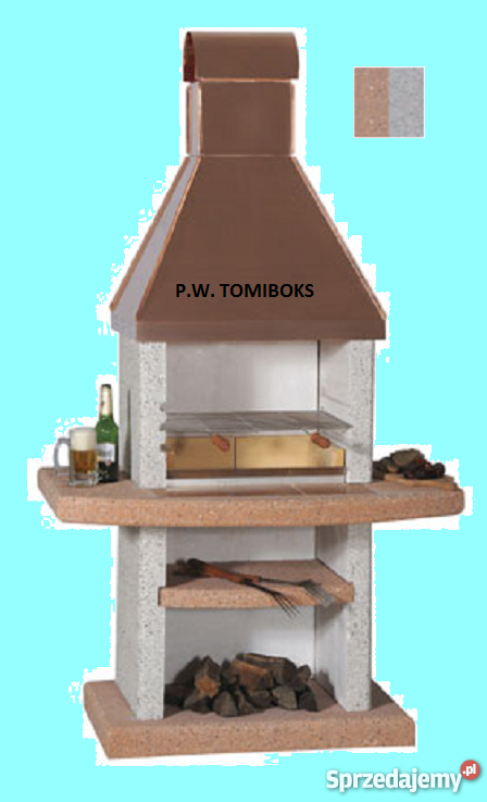 GRILL OGRODOWY NORMAN ATLANTIK COLORA MIEDŹ Wałbrzych