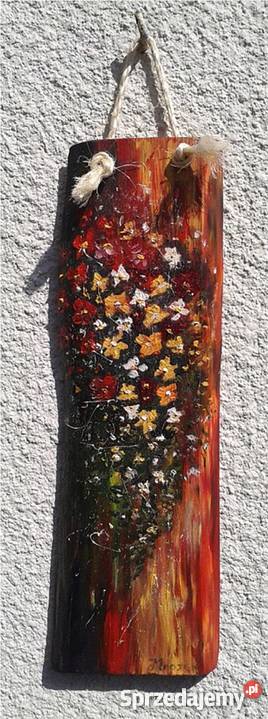 Obraz olejny na desce Płotek Rydułtowy